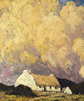 Paul Henry, 'Landscape with Cottage', c1929-34.